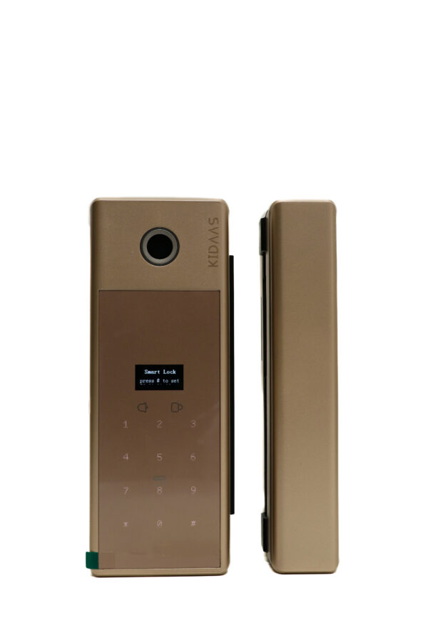Kidaas Smart Glass Lock Tuya Golden (3Y Warranty)