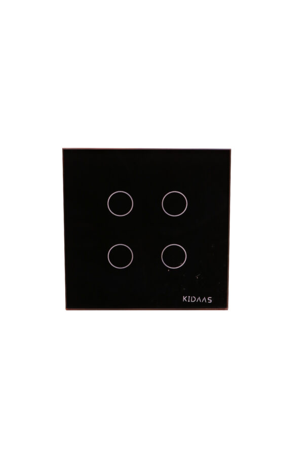 Kidaas Smart Switch 4 Gen Black (3Y Warranty)